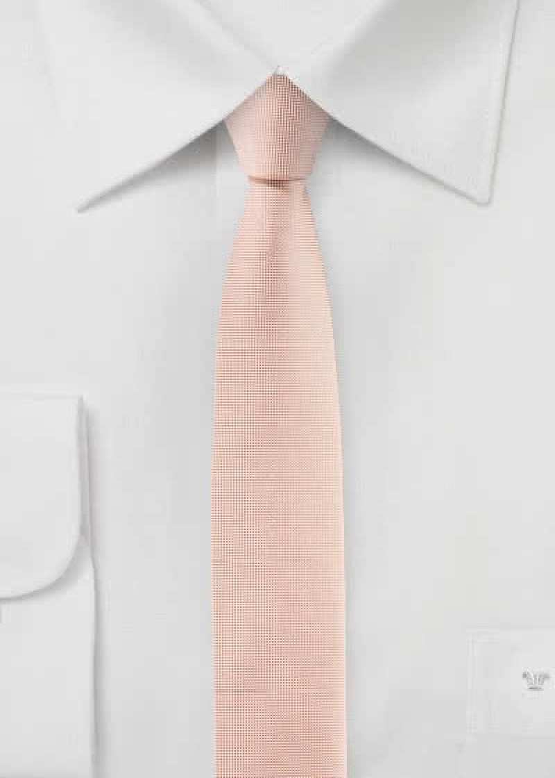 Schmale Businesskrawatte (rose)